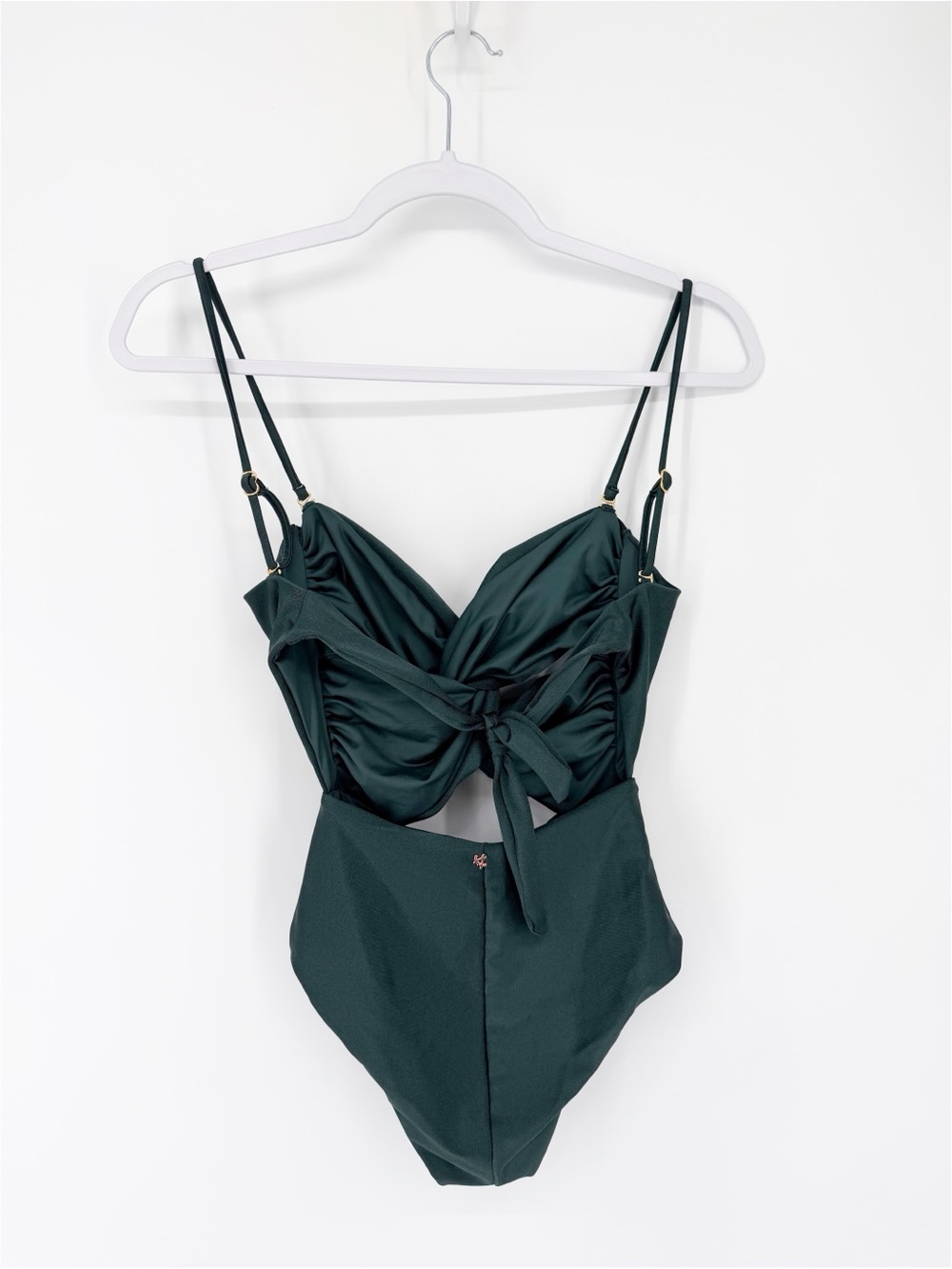 Ancora The Emerald Draped One Piece Swimsuit Small - Picture 5 of 9